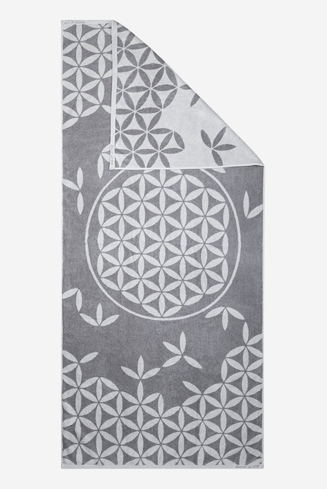 Spirit of Om Handtuch Happy Flower of Life & Blume des Lebens