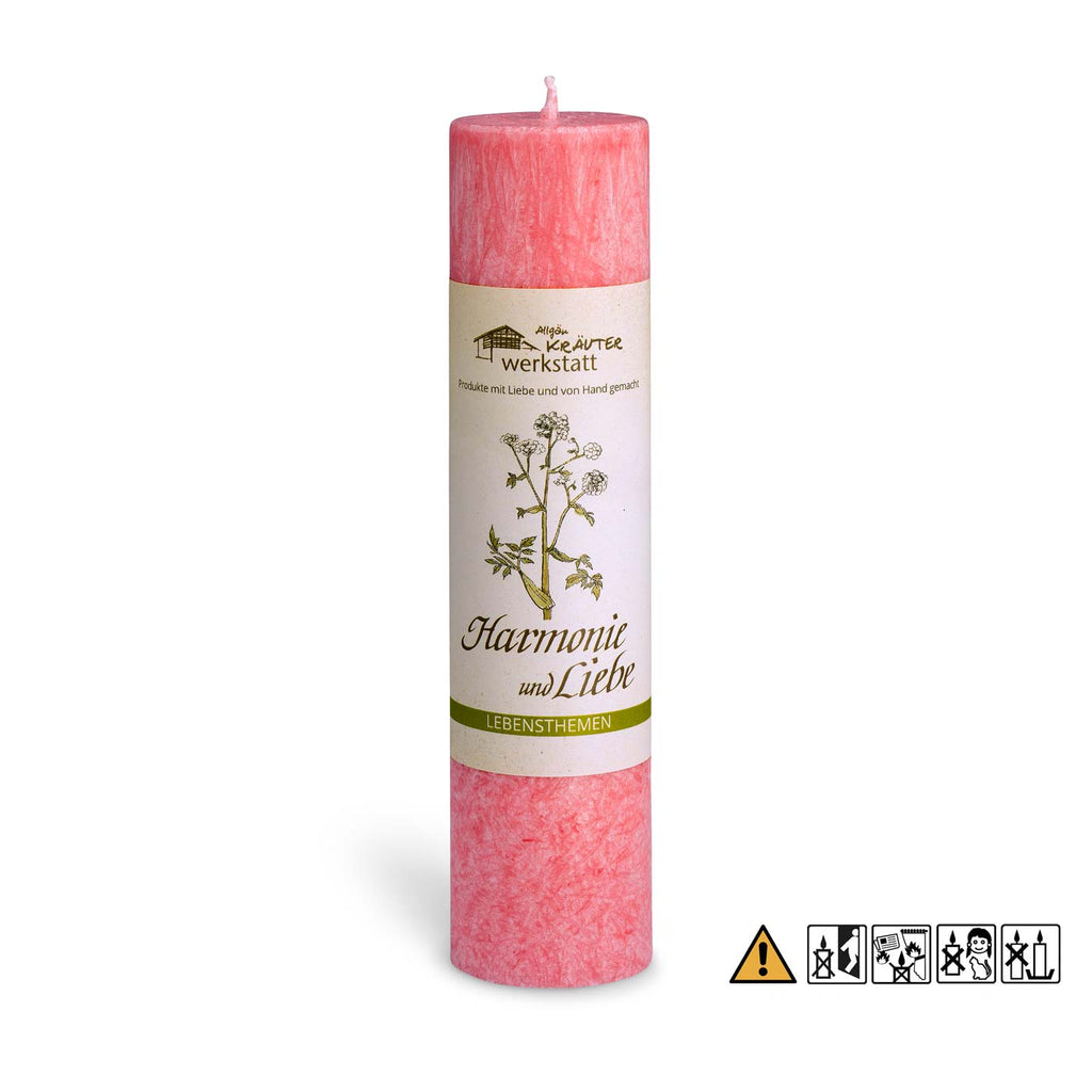 Heilkr.-Kerze "Harmonie & Liebe"