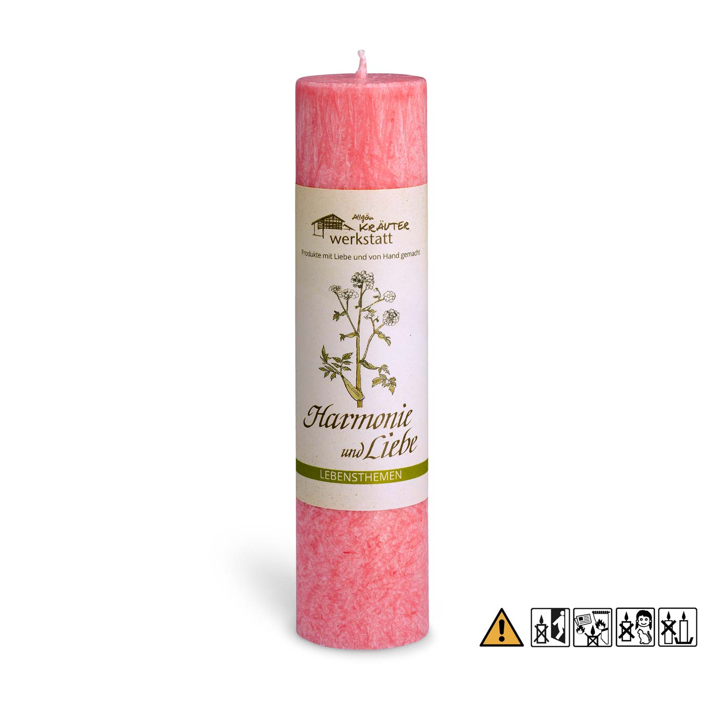 Heilkr.-Kerze "Harmonie & Liebe"