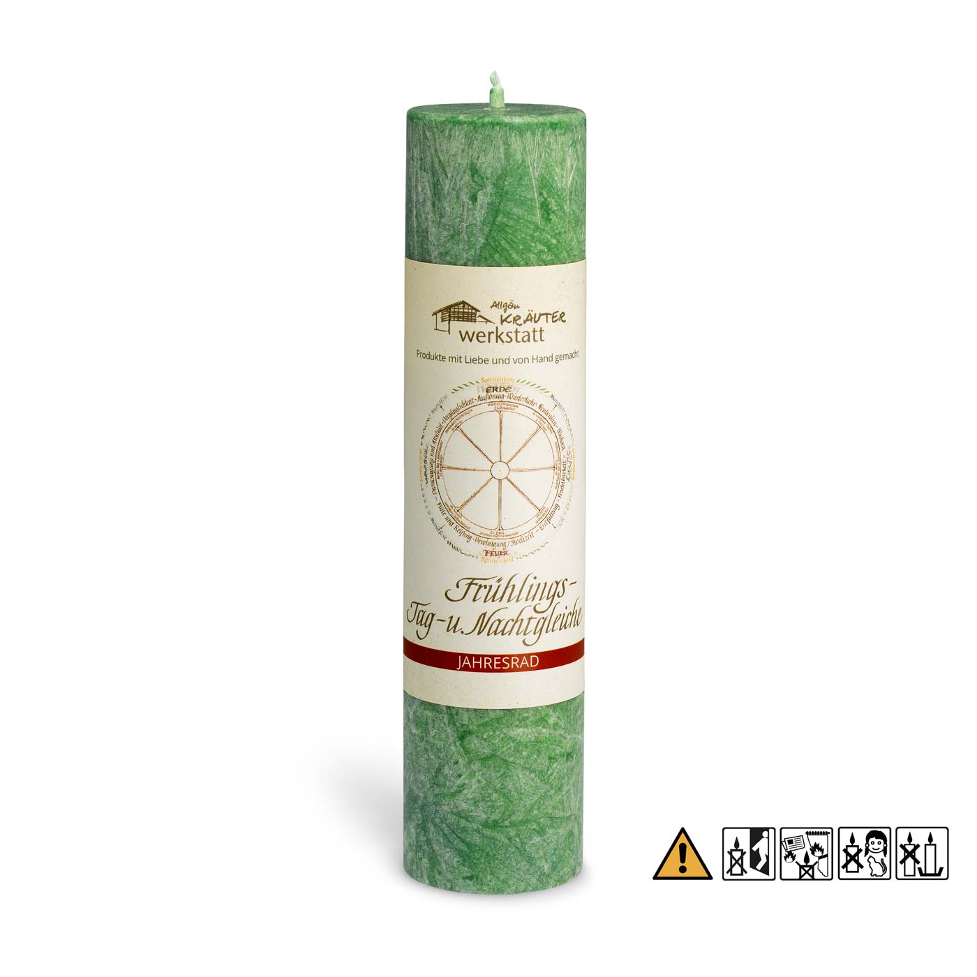 Heilkr.-Kerze "Frühlings - Tag-u. Nachtgleiche"